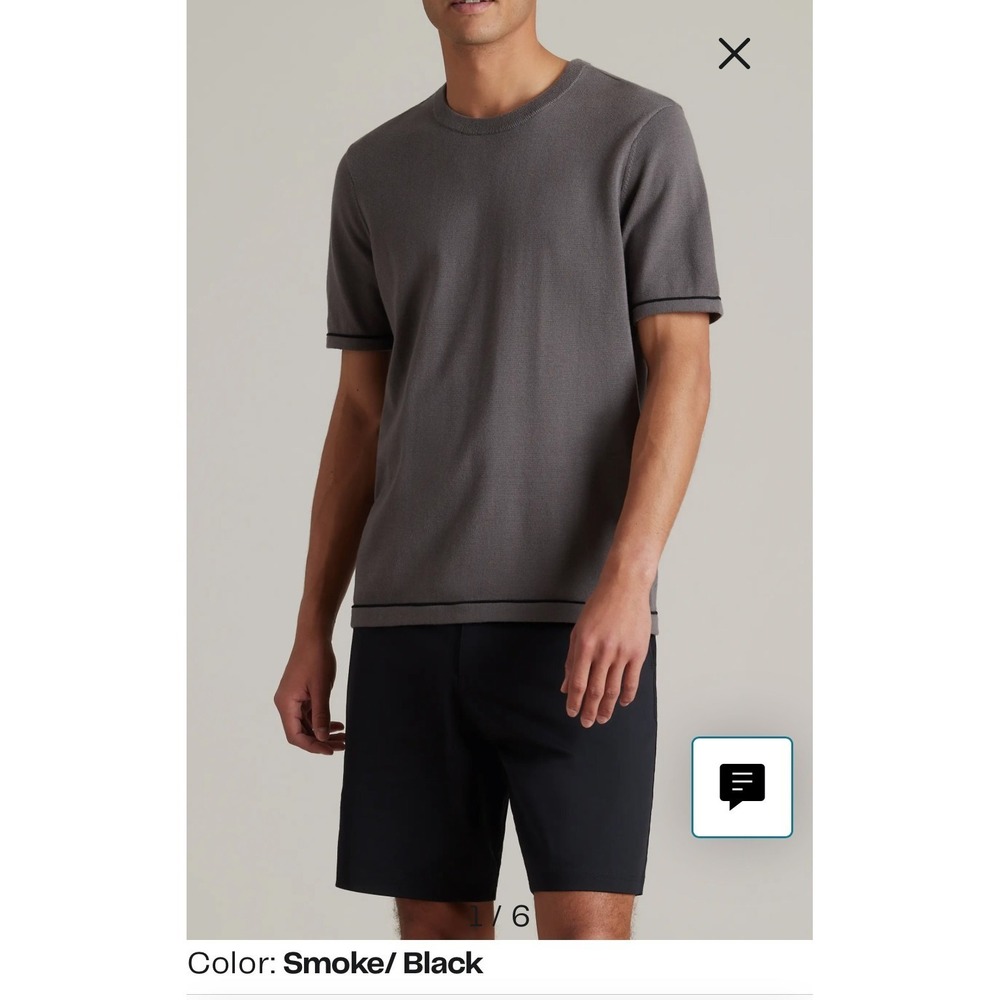 Rhône Men's XXL Fine Knit Performance Compass Knit Tee Designer Quality NWT